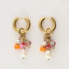 Art Boucles D'oreilles Avec Différentes Perles