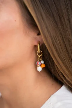 Art Boucles D'oreilles Avec Différentes Perles