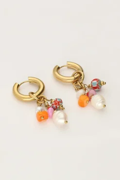Art Boucles D'oreilles Avec Différentes Perles