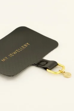 Attache Cordon De Téléphone Noir