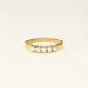 Bague à 5 Perles