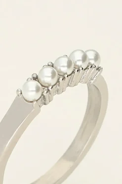 Bague à 5 Perles