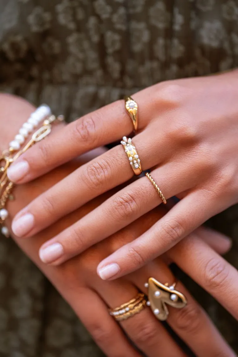 Bague à Perles