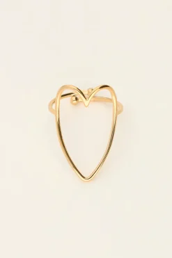Bague Ajustable Coeur