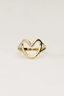 Bague Avec Cœur Ouvert