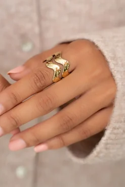 Bague Avec Double Vague