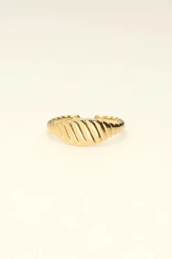 Bague Avec Effet Côtelé
