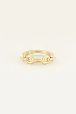 Bague Avec Maillons Ovales