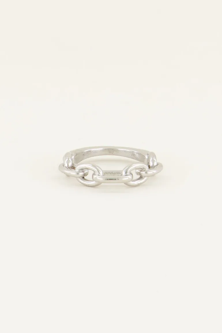 Bague Avec Maillons Ovales