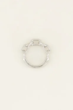 Bague Avec Maillons Ovales