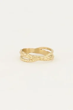 Bague Avec Motif Torsadé