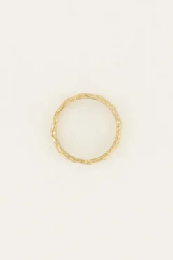 Bague Avec Motif Torsadé
