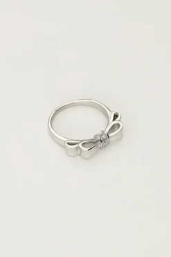 Bague Avec Nœud Et Pierre Transparente
