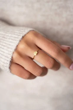 Bague Avec Petit Cœur