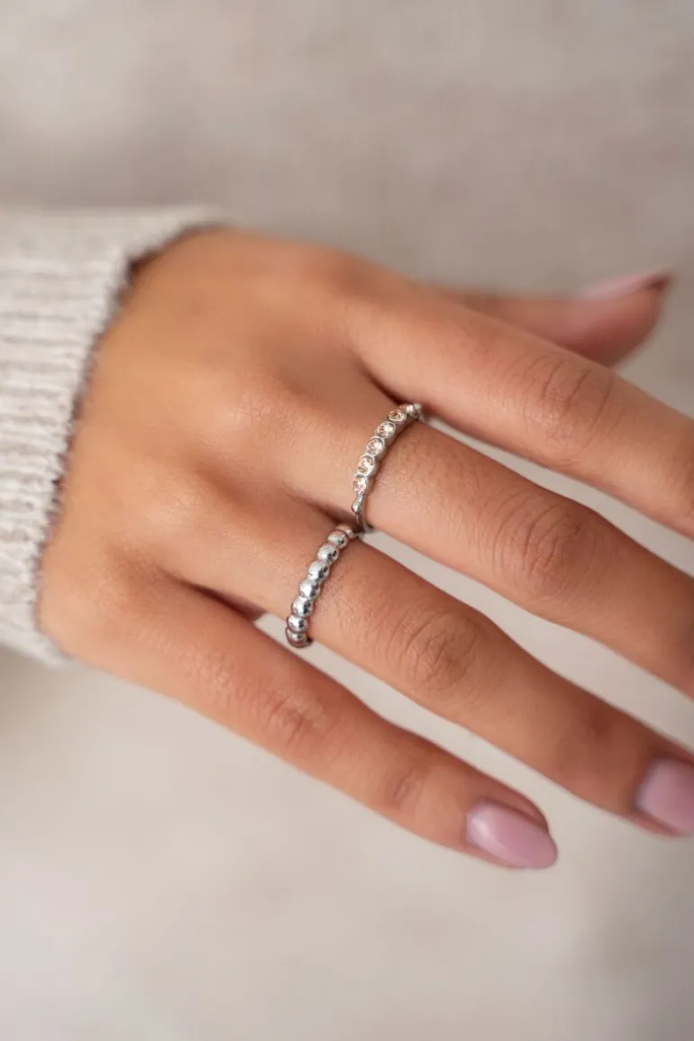 Bague Avec Petites Billes