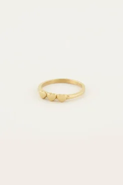 Bague Avec 3 petits Cœurs