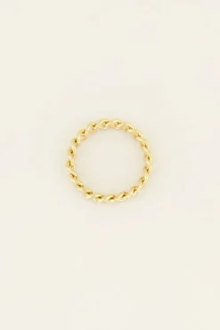 Bague Avec Petits Maillons