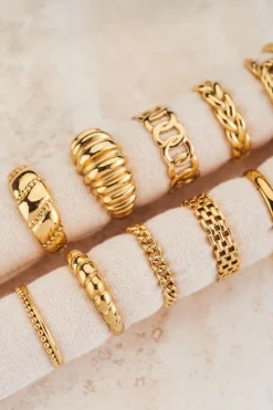 Bague Avec Petits Maillons