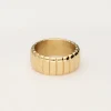 Bague Bold Avec Stries