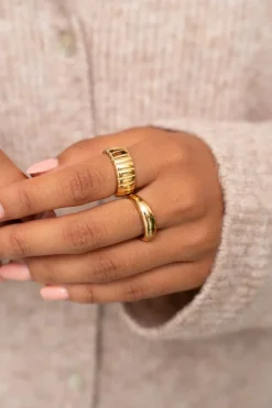 Bague Bold Avec Stries