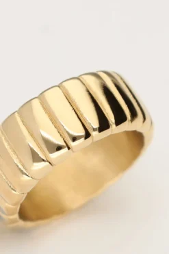 Bague Bold Avec Stries