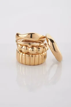 Bague Bold Avec Stries