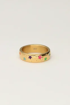 Bague Candy Avec étoiles Colorées