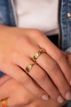Bague Candy Avec étoiles Colorées