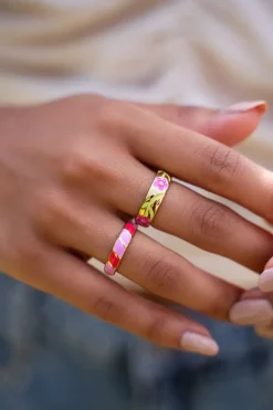 Bague Casa Fiore Avec Fleurs Roses