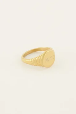 Bague Chevalière à Graver Atelier