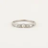 Bague Classique Vintage Avec Cristal