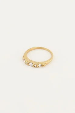 Bague Classique Vintage Avec Cristal