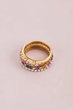 Bague Classique Vintage Avec Cristal