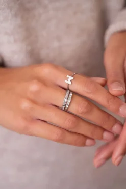 Bague Classique Vintage Avec Cristal