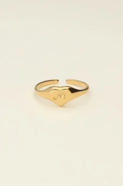 Bague Coeur à Initiale