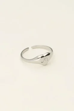 Bague Coeur à Initiale