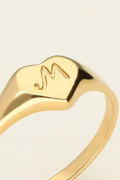 Bague Coeur à Initiale