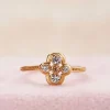 Bague Fleur Ice Cubes