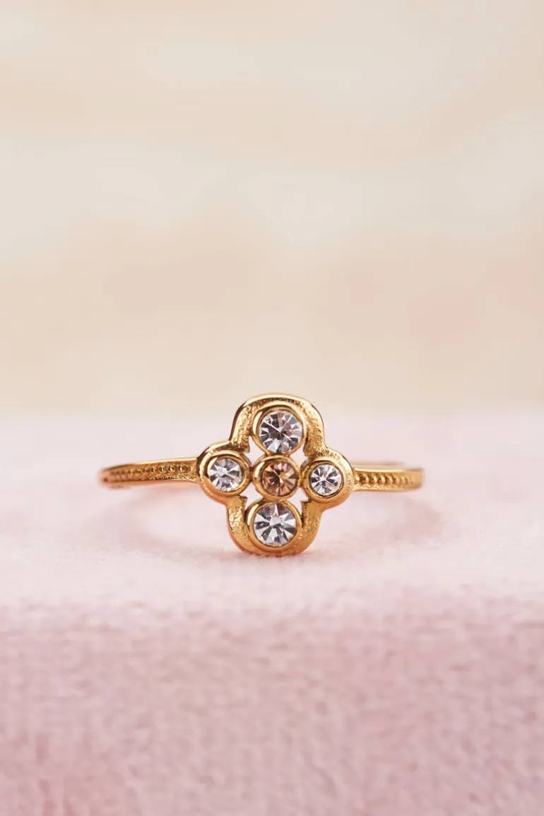 Bague Fleur Ice Cubes
