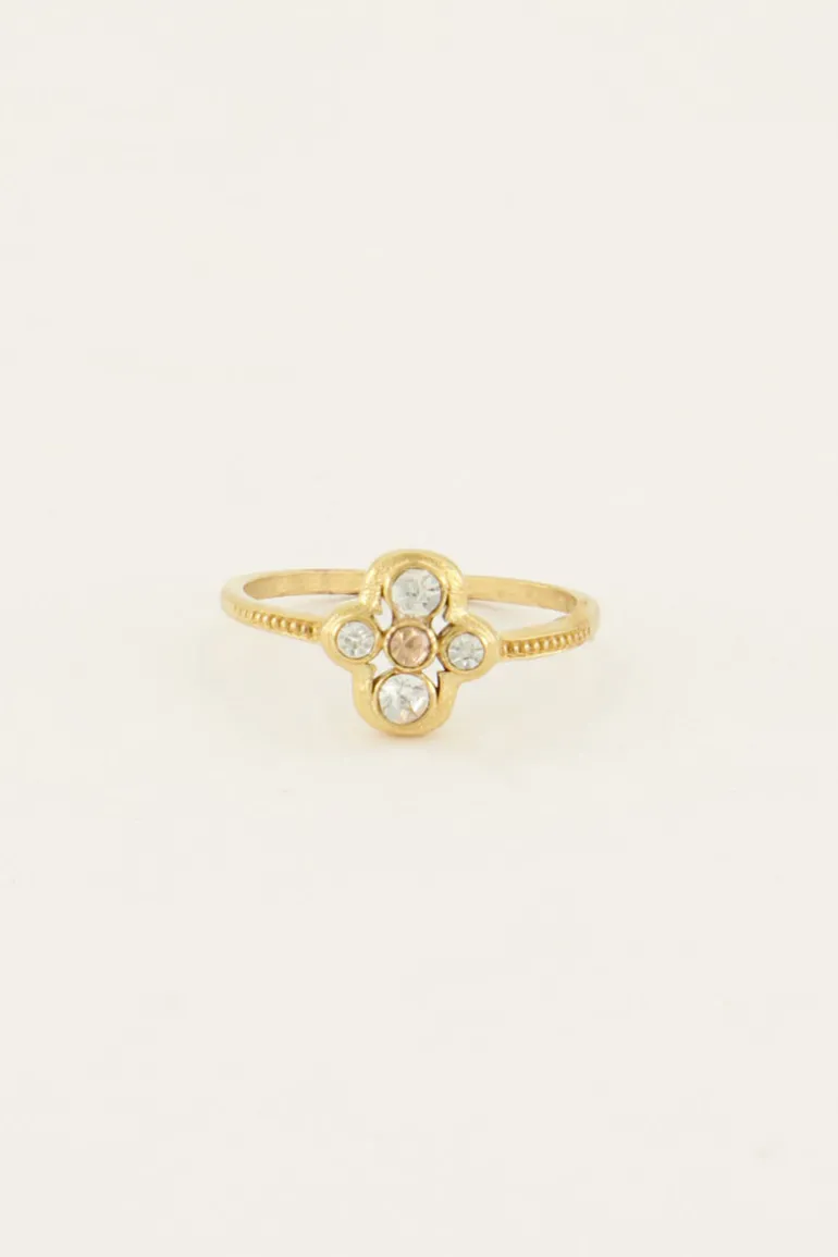 Bague Fleur Ice Cubes