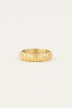 Bague Iconic Avec Nervures