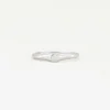 Bague Initiale Argentée