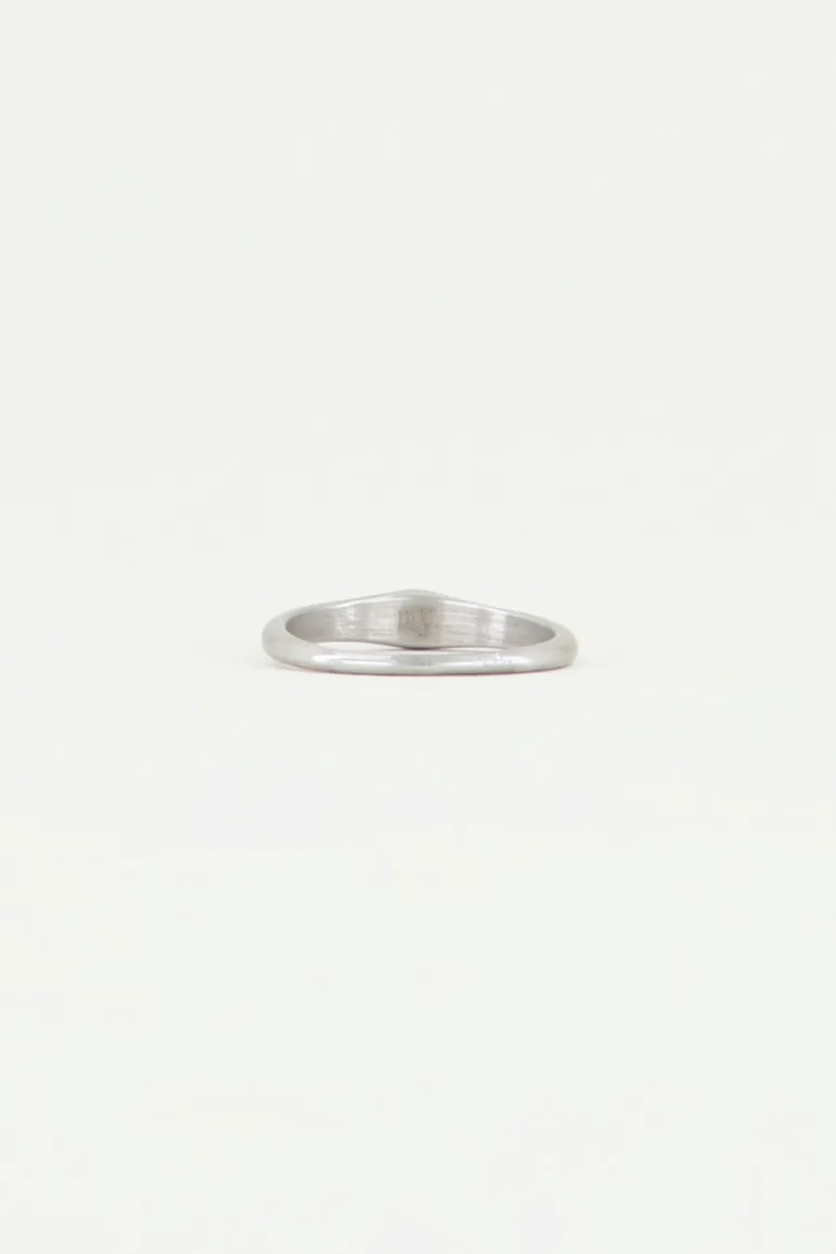 Bague Initiale Argentée