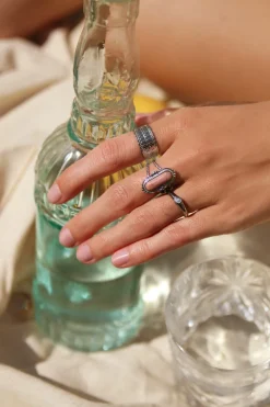 Bague Initiale Argentée