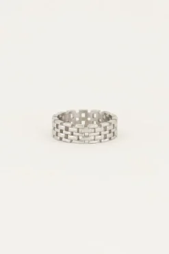 Bague Large Avec Maillons