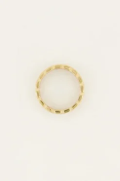 Bague Large Avec Maillons