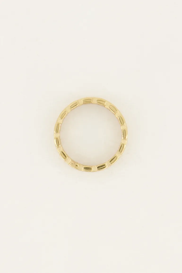 Bague Large Avec Maillons