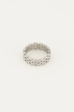 Bague Large Avec Maillons