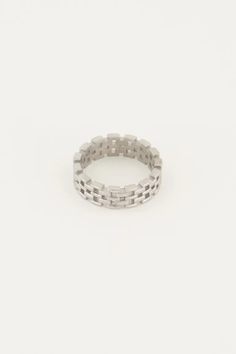 Bague Large Avec Maillons