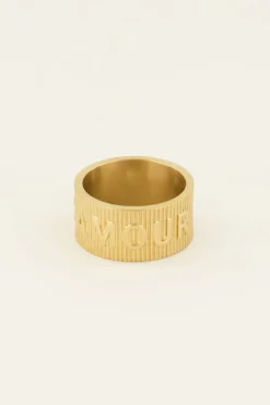 Bague Large « L’amour »